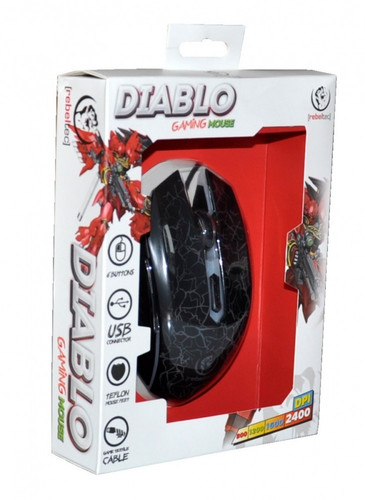 Rebeltec Giant Gaming Wired Mouse USB optical DIABLO