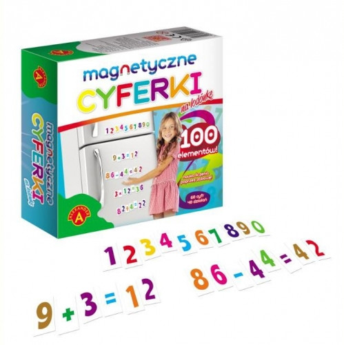 Magnetic Numbers Digits 100pcs 3+