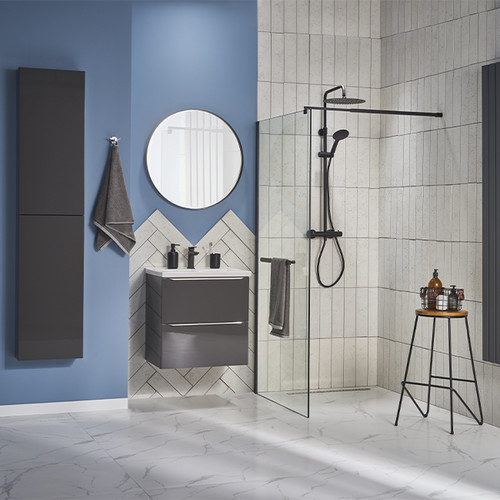 Cooke&Lewis Shower Set Weddell, black