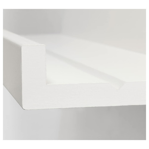 MOSSLANDA Picture ledge, white, 115 cm