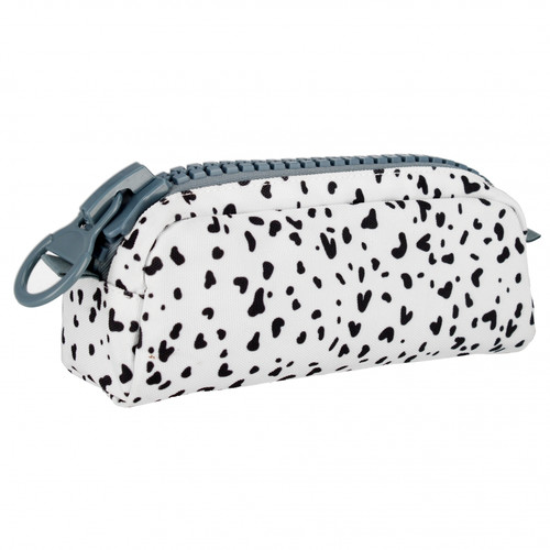 School Pencil Case Dalmatian, black & white, 1pc