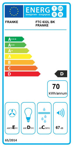 Franke Telescopic Under-cabinet Hood FTC 632L BK