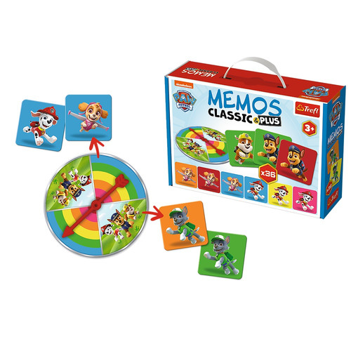 Trefl Memos Classic Plus Game Paw Patrol 3+