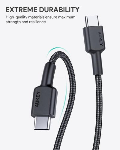 Aukey USB-C Cable Quick Charge Power Delivery CB-CD37 4-Pack