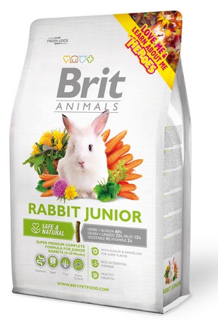 Brit Animals Rabbit Junior Complete Food 300g