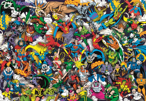 Clementoni Jigsaw Puzzle Compact DC Comics Justice League 1000pcs 10+