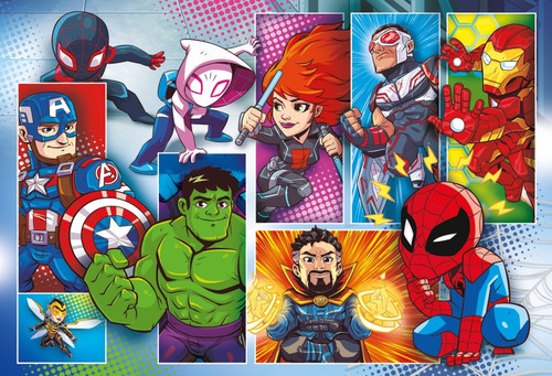 Clementoni Supercolor Puzzle Super Hero Adventures 24pcs 3+