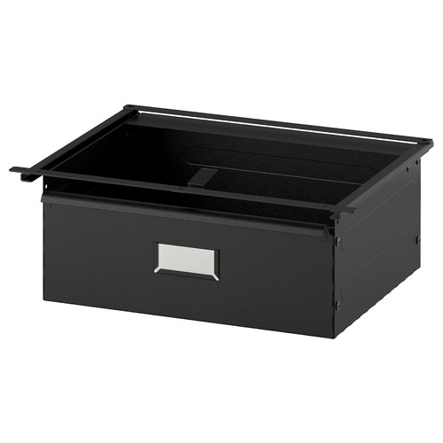 IVAR Drawer, black, 39x30x14 cm