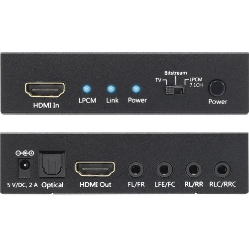 Techly Audio Extractor 7.1 LPCM HDMI 4K UHD 3D