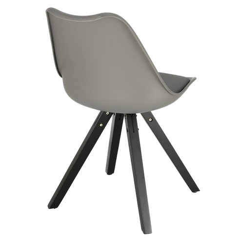 Dining Chair Norden Star Square, black/dark grey