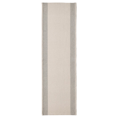 SILVERARV Table-runner, blue/beige, 45x150 cm