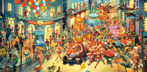 Castorland Jigsaw Puzzle Art Collection, Carnaval in Rio 4000pcs