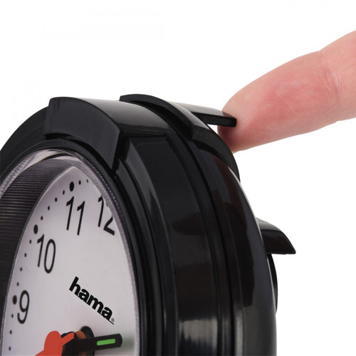 Hama Alarm Clock Classic, black