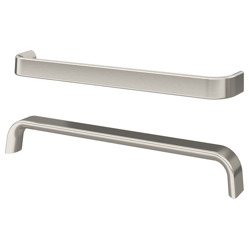 KALERUM Handle, stainless steel colour, 266 mm, 2 pack