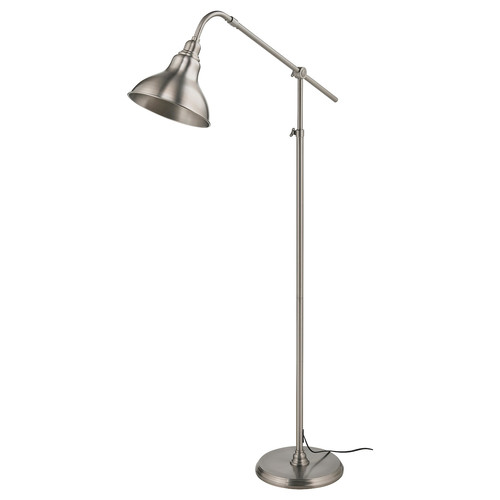 ANKARSPEL Floor/reading lamp, pewter effect