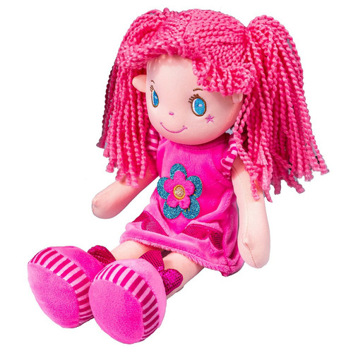 Smily Play Soft Doll, pink, 18m+