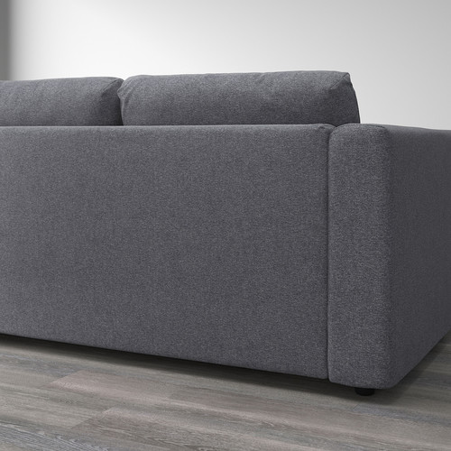 VIMLE Corner sofa, 4-seat, Gunnared medium grey