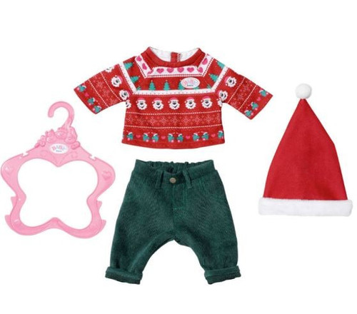 BABY BORN X-MAS Outfit for Doll 43cm 3+