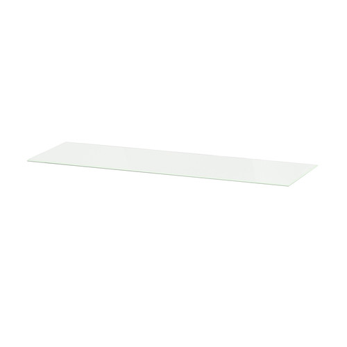 BILLY Extra shelf, glass, 76x26 cm