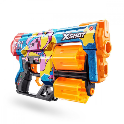 ZURU X-Shot Launcher Skins Dread 12 Darts Kissy 8+