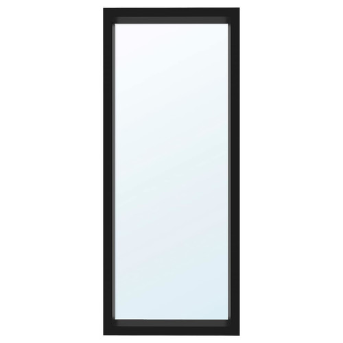 SANDTORG Mirror, black, 75x180 cm