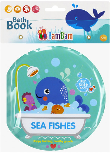 Bam Bam Bath Book Sea Animals 6m+