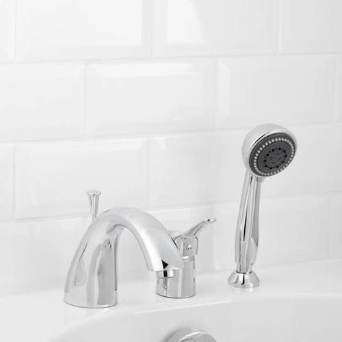 GoodHome Bath & Shower Set Kerries, chrome