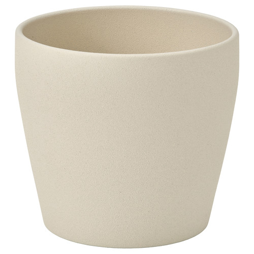 PERSILLADE Plant pot, light beige, 12 cm