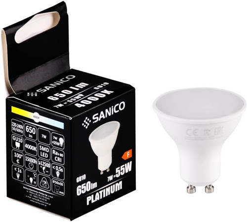 Goldlux LED Bulb GU10 650lm 4000K