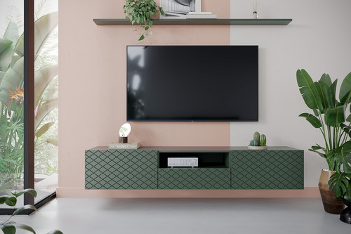 Wall-Mounted TV Cabinet Scalia, matt labrador