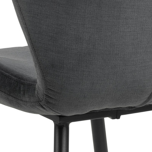 Upholstered Chair Petri, anthracite