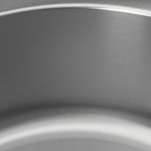 BOHOLMEN Single-bowl inset sink, stainless steel, 45 cm