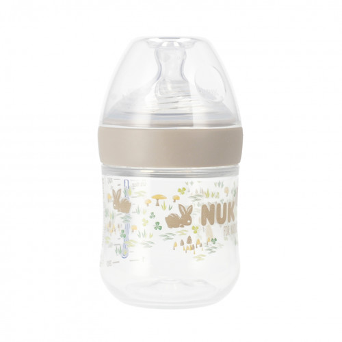 NUK For Nature Baby Bottle 150ml Size S, grey
