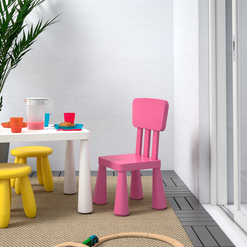 MAMMUT Children's chair, in/outdoor, pink