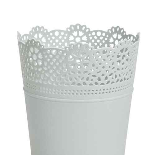 Plant Pot Lace 13.5 cm, egg