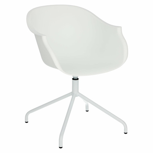 Swivel Desk Chair Roundy, white