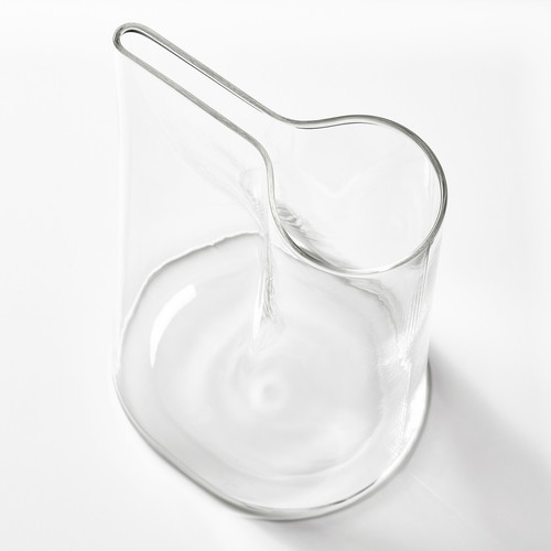CHILIFRUKT Vase/watering can, clear glass, 21 cm