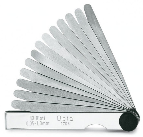 BETA Metric Feeler Gauge 0.05-1mm 1708/13