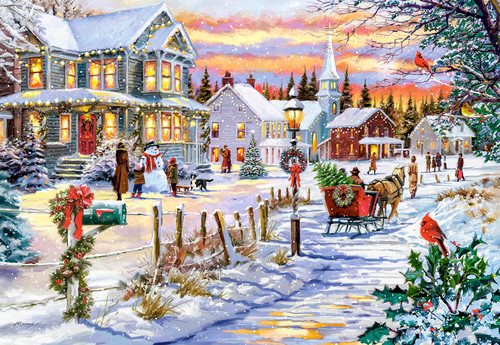 Castorland Jigsaw Puzzle Christmas Tree is Coming 1000pcs