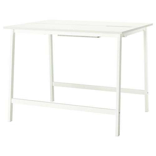 MITTZON Conference table, white, 140x108x105 cm
