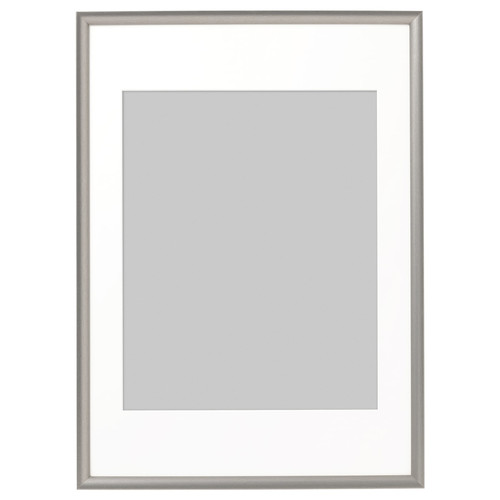 SILVERHÖJDEN Frame, silver-colour, 50x70 cm