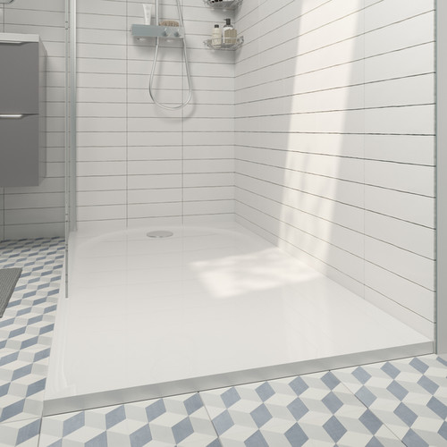 GoodHome Shower Tray Cavally 90 x 140 cm, white