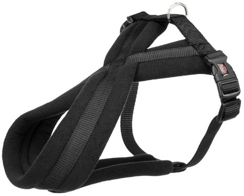 Trixie Dog Harness Premium M-L 50-80cm/25mm, black