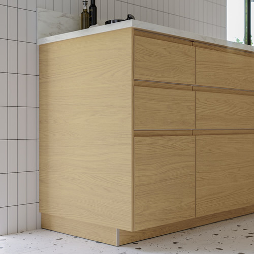 VOXTORP Cover panel, oak effect, 62x220 cm