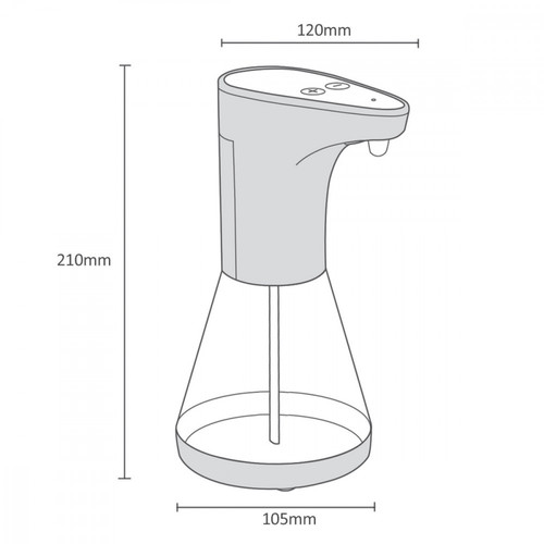 Touchless Soap Dispenser PR-530 for Safe Hygiene