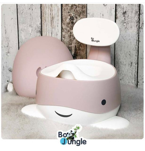 Bo Jungle B-Whale Potty Pastel Pink 12m+