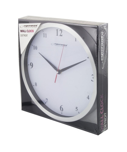 Detroit Wall Clock - White