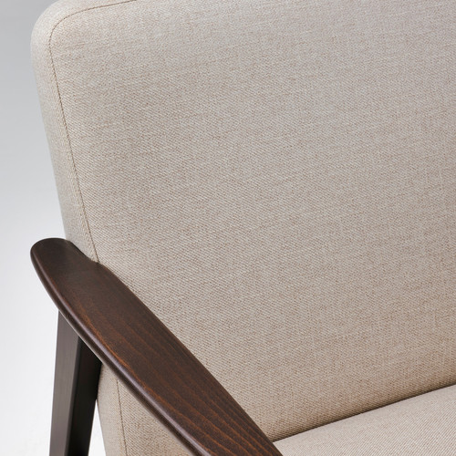 EKENÄSET Armchair, Kilanda light beige