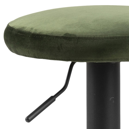 Bar Stool Finch, velvet, Forest green