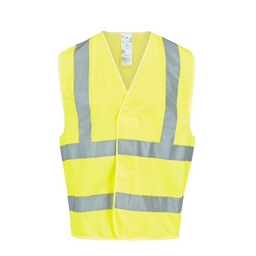 Site Safety Vest Warning Vest, yellow, L/XL